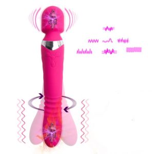 360 Rotating Heating Double Vibrator For Women Clitoris Stimulator G Spot Vagina Big Dildo Female Sex Toys Adult