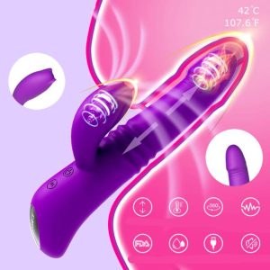G Shop Powerful Rabbit Vibrator Sex Toys For Women Masturbator Female 9 Vibration Modes Dildo Adults Erotic