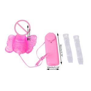 Butterfly Strap-on Stimulation Masturbate Vibrating Massager Remote Control Clitoral Vibrator Adult Sex Toy For Women - 2