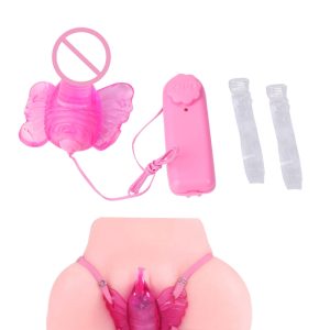 Butterfly Strap-on Stimulation Masturbate Vibrating Massager Remote Control Clitoral Vibrator Adult Sex Toy For Women