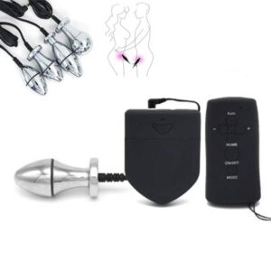 Wireless Remote Control Electro Stimulation Anal Plug And Vaginal Balls