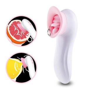 Powerful Clit Sucker Vibrator Oral Sex Tongue Vibrating Nipple Sucking Vagina Clitoris Stimulator Toys