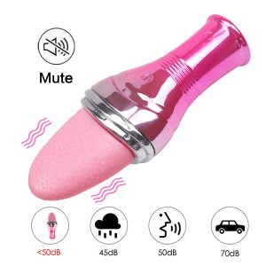 Tongue Vibrator Licking Clitoris Vibrating G-spot Massage Stimulator Female Masturbator Sex Toys For Women - 2