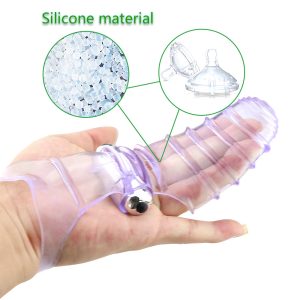 Vagina Finger Sleeve Vibrator G Spot Sex Toy For Women Clitoris Lesbian Orgasm Shop Anal Product Clit Stimulator - 2