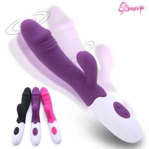 G Spot Dildo Vibrator Dual Vibration Waterproof Female Vagina Clitoris Sex Toy For Women Adult Toys - 2