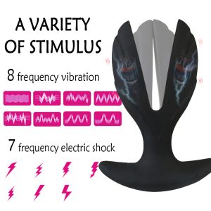 Electric Shock Male Prostate Massager Wearable Anal Plug Vibrator Wireless Remote Dildo Opening Butt - 2