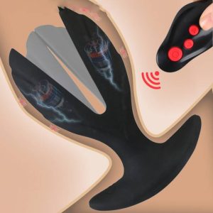 Electric Shock Male Prostate Massager Wearable Anal Plug Vibrator Wireless Remote Dildo Opening Butt