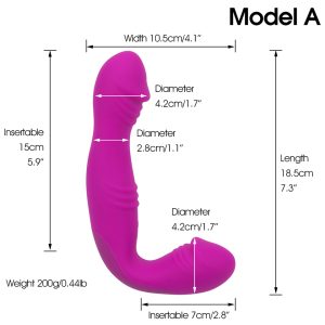 Strapless Strapon Dildo Vibrators Rechargeable Lesbian Strap-on Penis Pegging Double Ended For Women Sex Toys Adult - 2