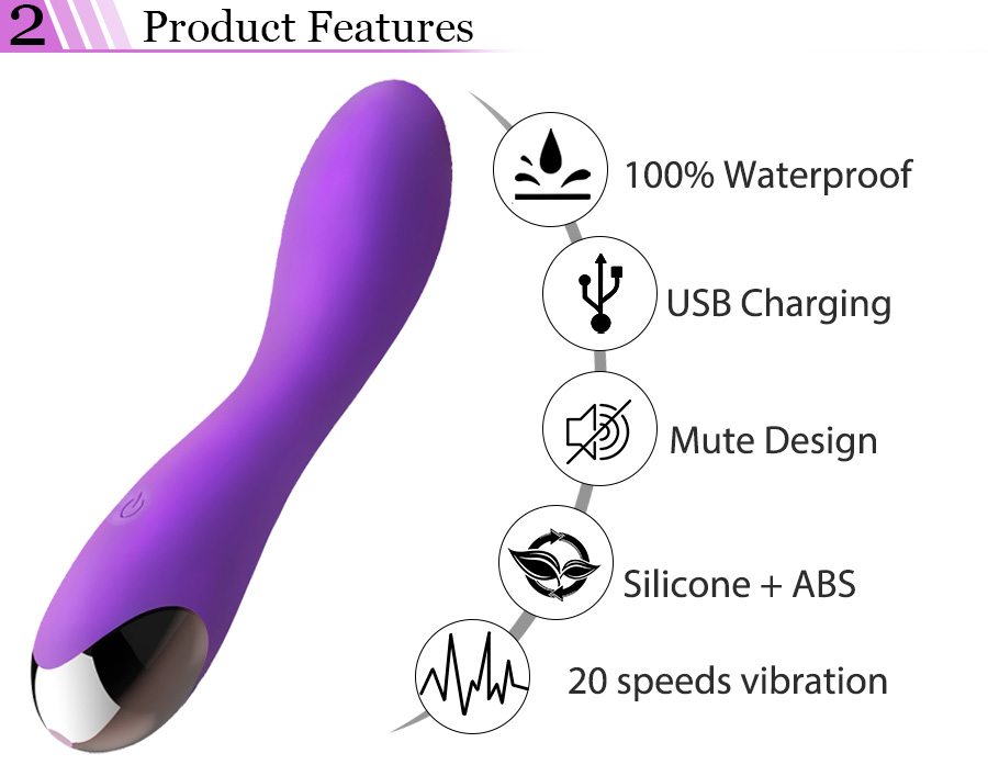 20speed Female Vibrator Clitoral Stimulator Gspot Massager Womens Sexual Pleasure Toy Adult Intimate Product - 3