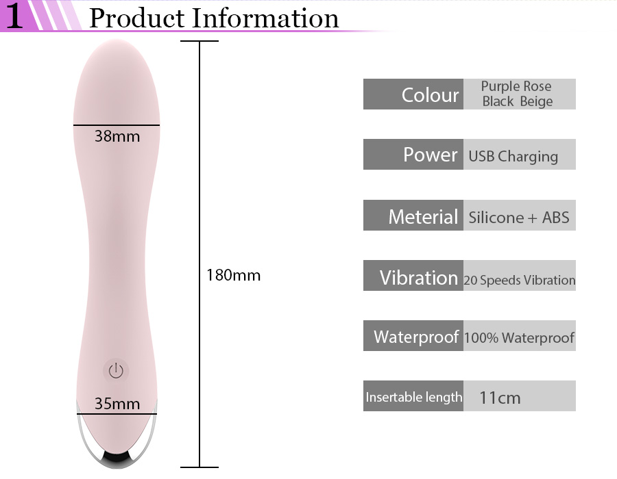 20speed Female Vibrator Clitoral Stimulator Gspot Massager Womens Sexual Pleasure Toy Adult Intimate Product - 2