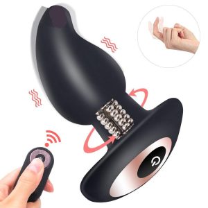 Anus Vibrator Beads Prostate Massage Women G-spot Clit Stimulation Silicone Sex Toys Wireless Vibrating Anal Butt Plugs