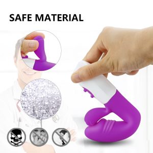 Dildo Rabbit Vibrator G Spot Dual Vibration Silicone Usb Charging Female Massager Vagina Adult Sex Toy Vibrators For Women - 2