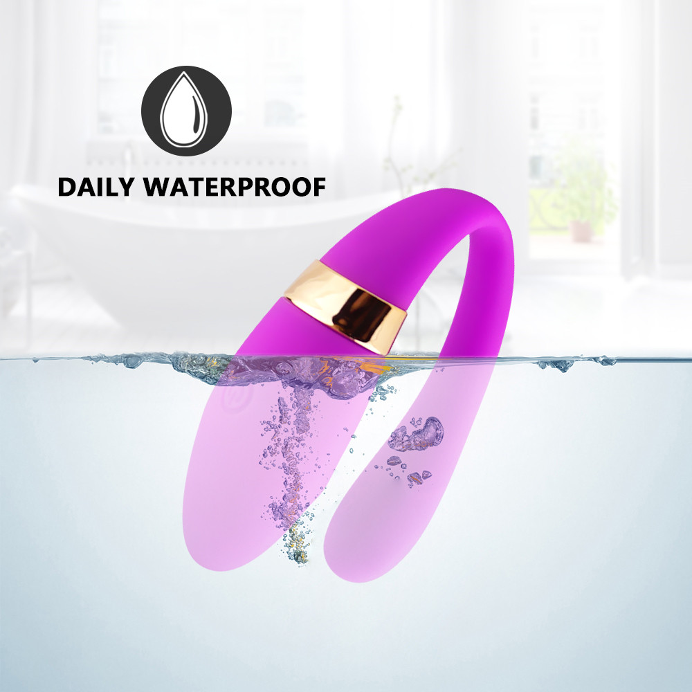 Wireless Ushape Dual Vibrator Gspot And Clitoris Stimulator Adult Couples Sex Toy Dildo - 9