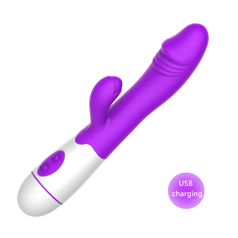 Silicone Rabbit Vibrator Dual Gspot Clitoris Stimulator Waterproof Female Masturbator For Women Couples - 13