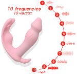 Dopamonkey Wearable Dildo G Spot Clitoris Stimulator Wireless Remote Control Butterfly Vibrator Panties Strap On - 5