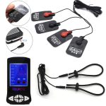 Electric Shock Penis Rings Delay Ejaculation And 4 Electrode Pad Body Massager Pulse Physical Therapy Sex Toys For Men I9-1-217 - 2