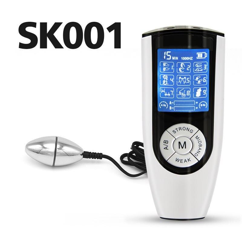 Unisex Electric Shock Vibrators Large Analvaginal Plug Erotic Pleasure Toys Electro Stimulation Sex Aids - 5