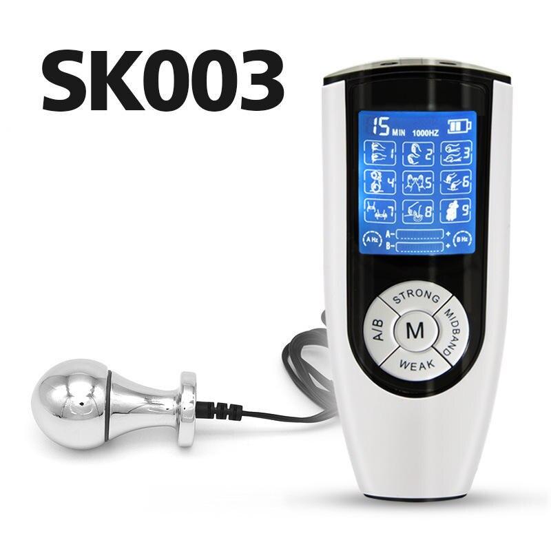 Unisex Electric Shock Vibrators Large Analvaginal Plug Erotic Pleasure Toys Electro Stimulation Sex Aids - 7