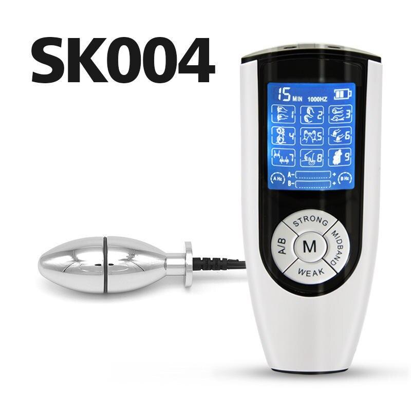 Unisex Electric Shock Vibrators Large Analvaginal Plug Erotic Pleasure Toys Electro Stimulation Sex Aids - 8