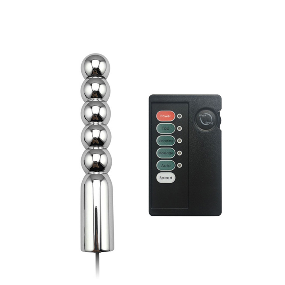 Zerosky Stainless Steel Electric Anal Plug Vibrator Prostate Massager Female Gay Friendly Sex Toy - 3