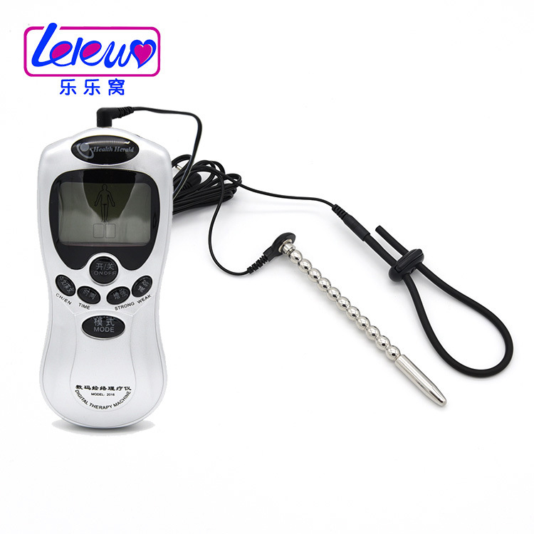 Electro Shock Urethral Dilators Male Catheter Toy Penis Plug Cock Ring For Mens Pleasure Stimulation - 4