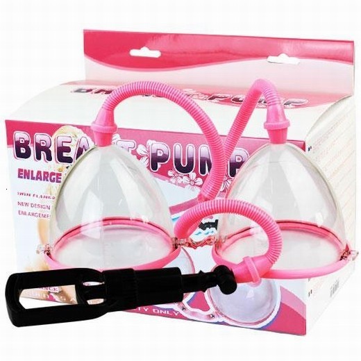 Dual Cup Breast Enlargement Pump Set High Suction For Effective Breast Enhancement And Growth - 1