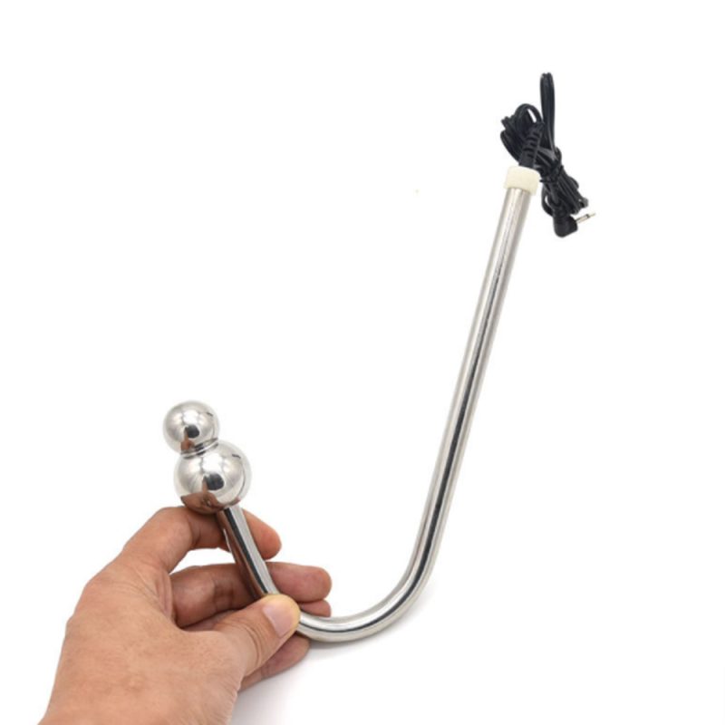 Stainless Steel Electro Sex Anal Hook Toys For Couples Electric Shock Stimulator Butt Plug Product