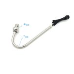Stainless Steel Electro Sex Anal Hook Toys For Couples Electric Shock Stimulator Butt Plug Product - 3
