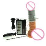 Electric Shock Orgasm Toys With Penis Sleeve Delay Ejaculation Stainless Steel Urethral Wall Medical Themed Toy For Men I9-1-44