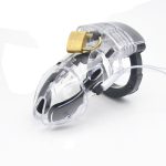 Transparent Penis Cage Electric Shock Host And Cable Electro Sex Toys Stimulation For Adult Game - 2