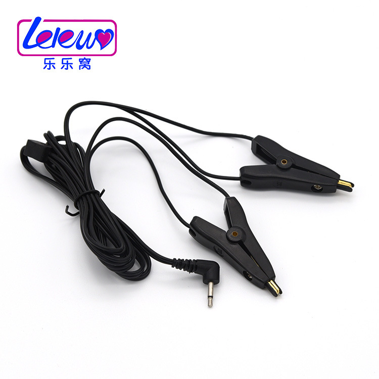 Male Electro Shock Stimulation Toy With Nipple Clips Sensual Accessories For Men - 5
