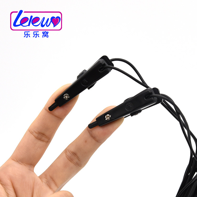 Male Electro Shock Stimulation Toy With Nipple Clips Sensual Accessories For Men - 8