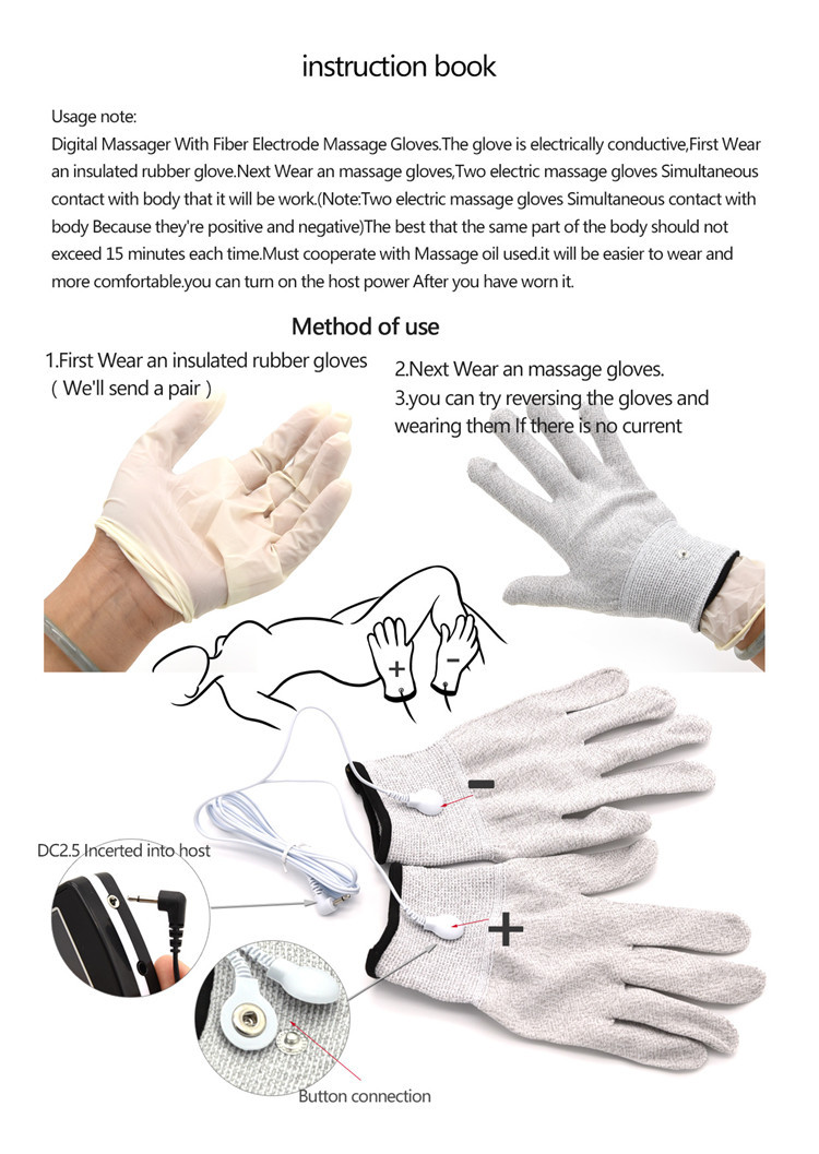 Male Electro Shock Stimulation Toy With Nipple Clips Sensual Accessories For Men - 11
