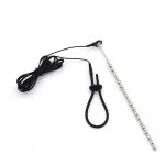 Electric Shock Urethral Sound Catheter Stretcher Silicone Penis Rings Enhancement Medical Themed Sex Toy For Men - 6