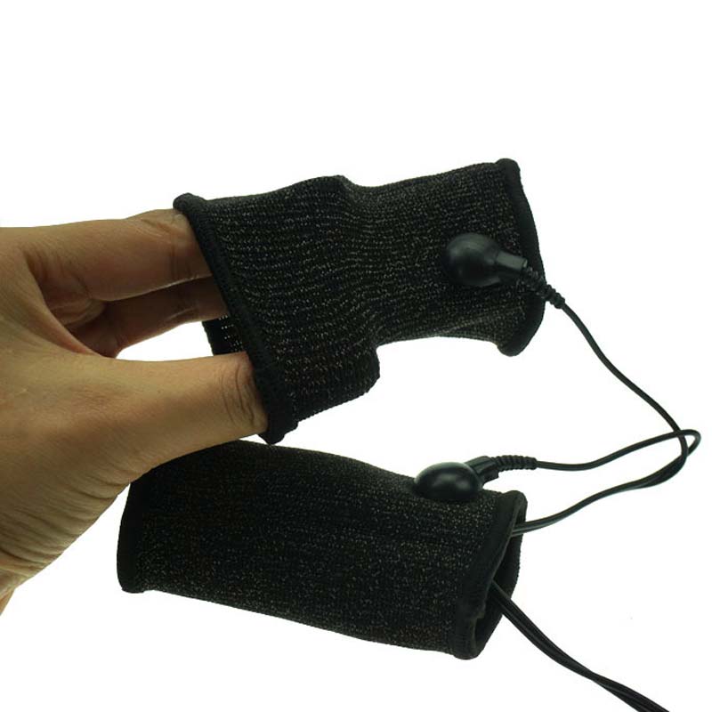 Electro Shock Penis Sleeve Bondage Cock Ring Electrical Stimulation Adult Sex Toys For Men Bdsm Kit - 3