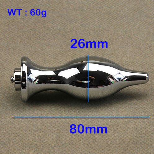 Deluxe Electric Metal Anal Plug Vibrator Gayfriendly Medicalgrade Stimulation Shock Therapy Sex Toy Accessories - 1