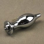 Electric Shock Metal Anal Plug Vibrator Gay Electrical Stimulation Medical Sex Toy Accessories - 2