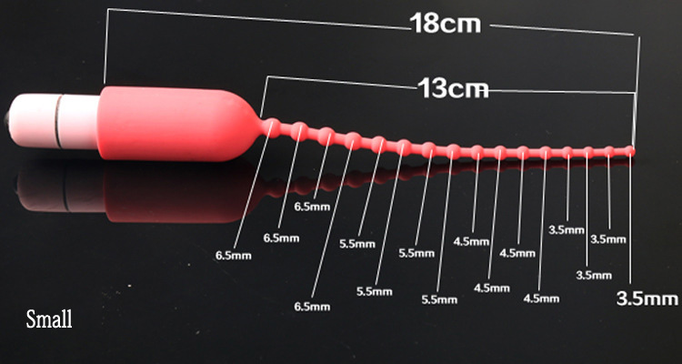 Silicone Penis Plug Vibrator 7frequency Urethral Beads Male Masturbator Urethral Dilators Sounding Rods For Mens Pleasure - 1