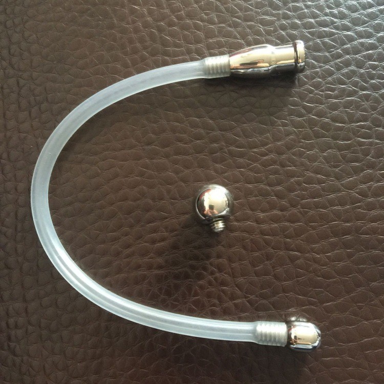 Stainless Steel Silicone Urethral Sound Stimulation Device For Mens Pleasure And Masturbation - 3