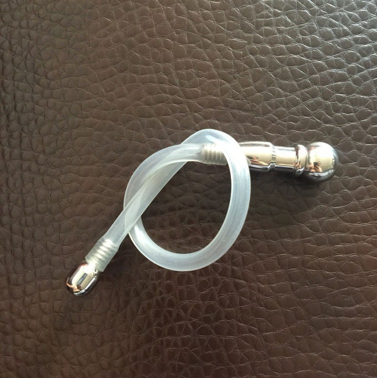 Stainless Steel Silicone Urethral Sound Stimulation Device For Mens Pleasure And Masturbation - 4