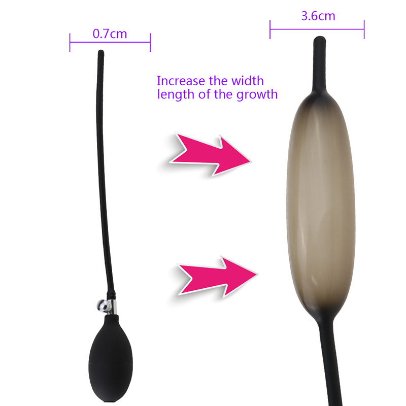 Silicone Inflatable Urethral Plug For Men Male Masturbation Stimulation Tool Penis Enhancement Sex Toy - 5
