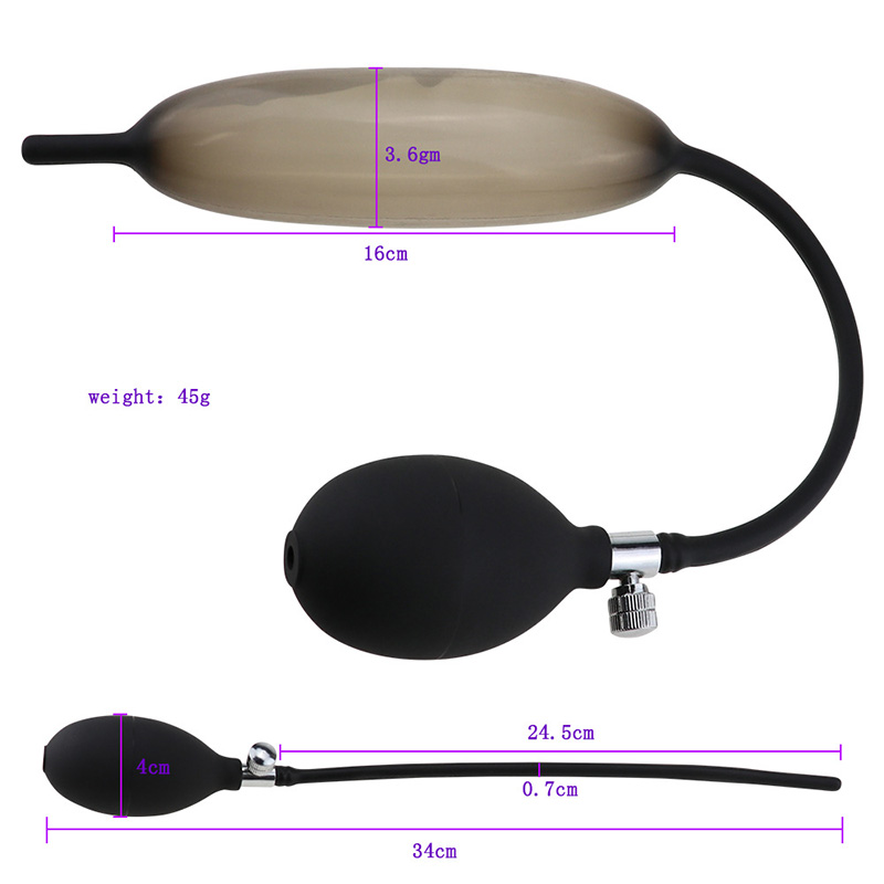 Silicone Inflatable Urethral Plug For Men Male Masturbation Stimulation Tool Penis Enhancement Sex Toy - 6