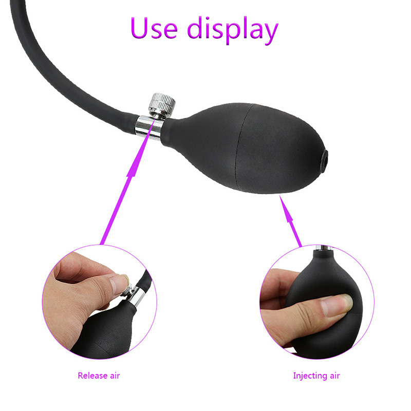 Silicone Inflatable Urethral Plug For Men Male Masturbation Stimulation Tool Penis Enhancement Sex Toy - 7