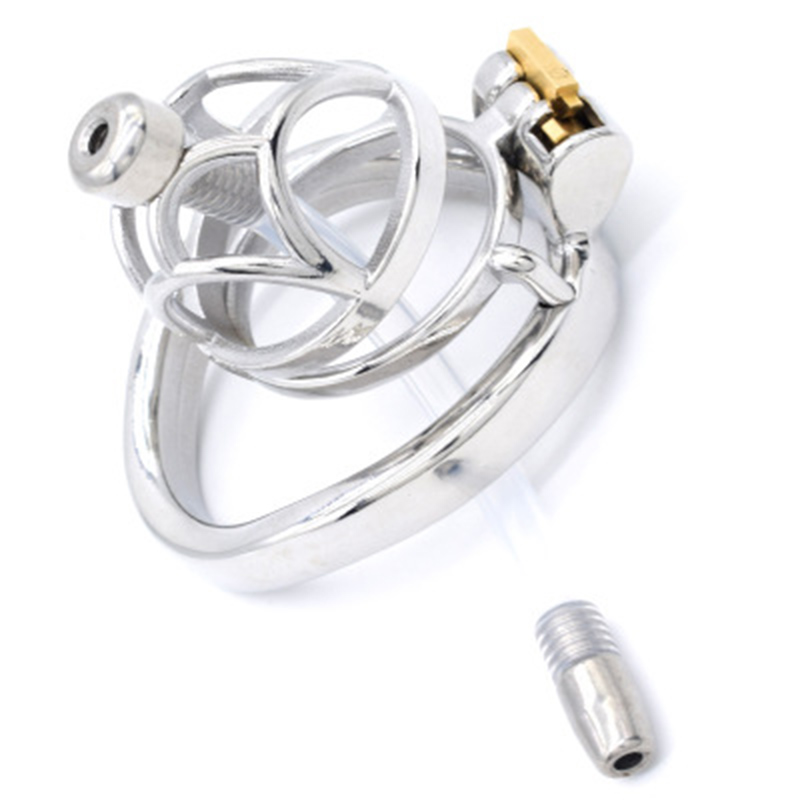 Stainless Steel Silicone Urethra Catheter Tube For Chastity Cage Accessory Smmq - 5