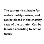 Smmq Urethra Catheter Stainless Steel Silicone Tube Accessories For Chastity Cage - 3