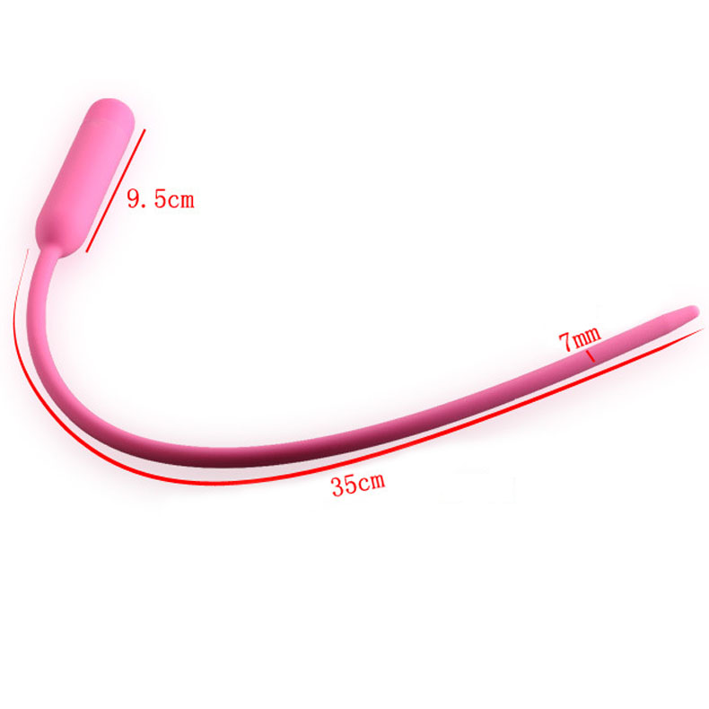 Male Pleasure Silicone Urethral Sounding Rods Long Vibrating Masturbator Plug Adult Sex Toy For Men - 5
