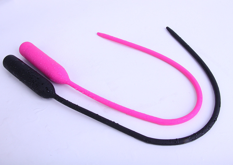 Male Pleasure Silicone Urethral Sounding Rods Long Vibrating Masturbator Plug Adult Sex Toy For Men - 9