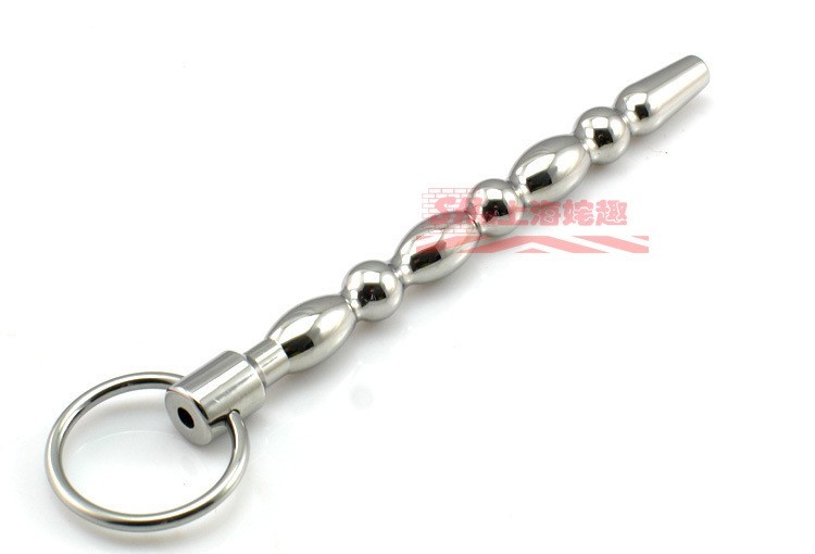 Stainless Steel Male Urethral Sounding Rods Penis Stimulation Beads Mens Masturbation Sex Toys - 1