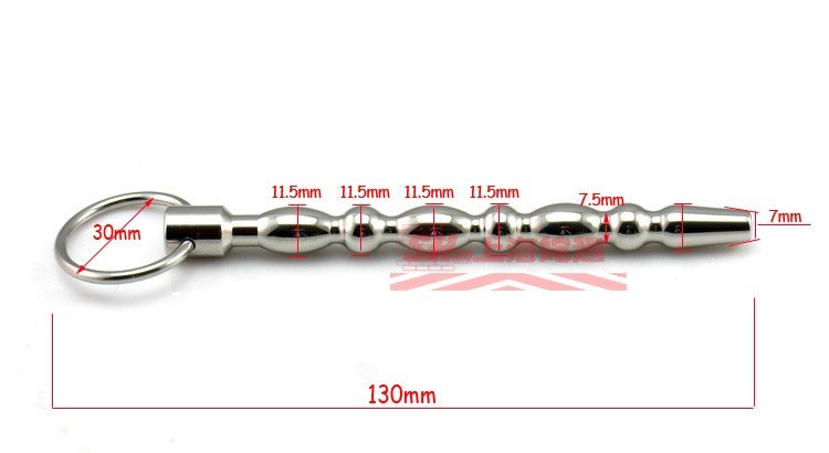 Stainless Steel Male Urethral Sounding Rods Penis Stimulation Beads Mens Masturbation Sex Toys - 2