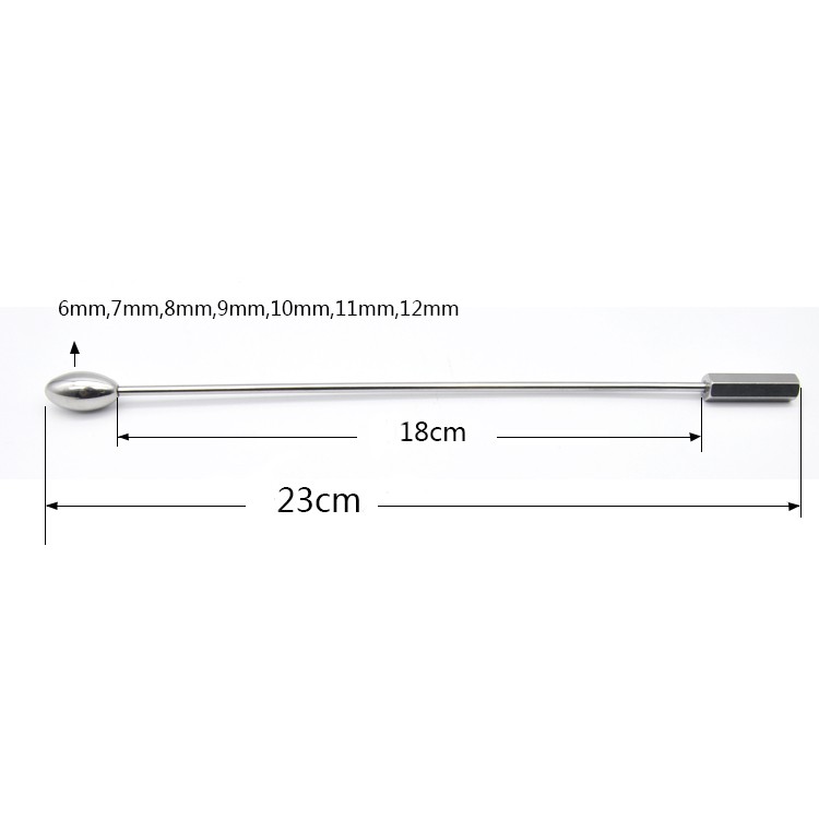 7piece Mens Urethral Sound Dilator Set Stainless Steel Bdsm Rods For Penis Insertion - 6